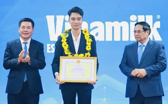 VINAMILK: Được Bộ Công Thương trao Bằng khen Doanh nghiệp xuất khẩu tiêu biểu