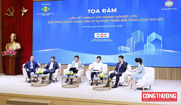 Hà Nội thúc đẩy liên kết SME với doanh nghiệp lớn: Đột phá chuỗi cung ứng bền vững