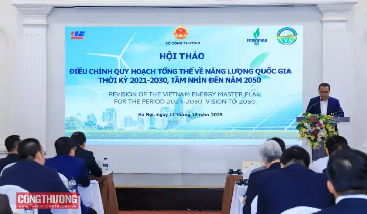 Điều chỉnh quy hoạch năng lượng quốc gia gắn với các mục tiêu kinh tế – xã hội – môi trường