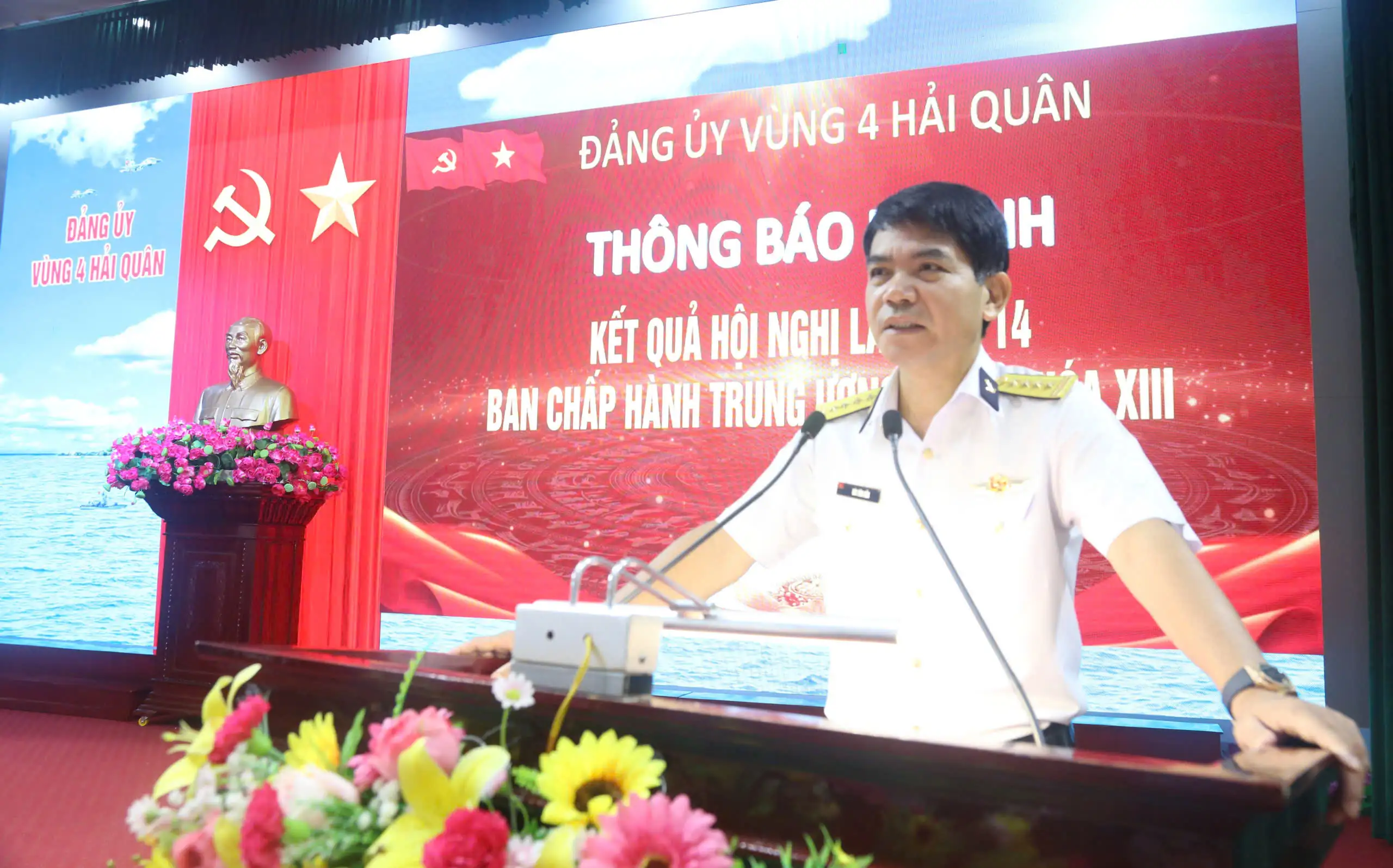 Đảng ủy Vùng 4 thông báo nhanh kết quả Hội nghị lần thứ 14 Ban Chấp hành Trung ương Đảng Khóa XIII