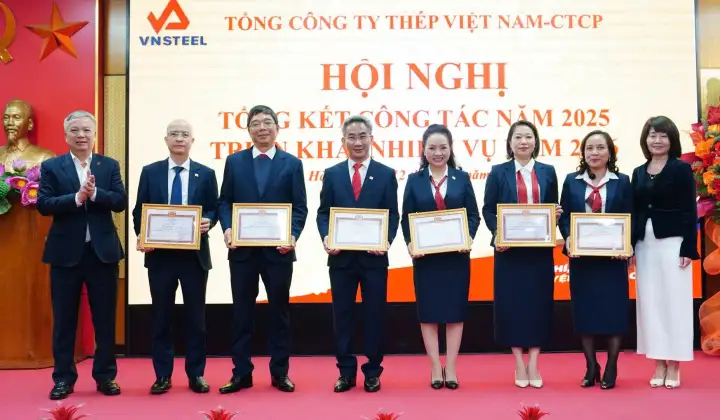Tổng công ty Thép Việt Nam – CTCP: Năm 2025 bứt phá mạnh mẽ, đạt kết quả kinh doanh tốt nhất trong 5 năm