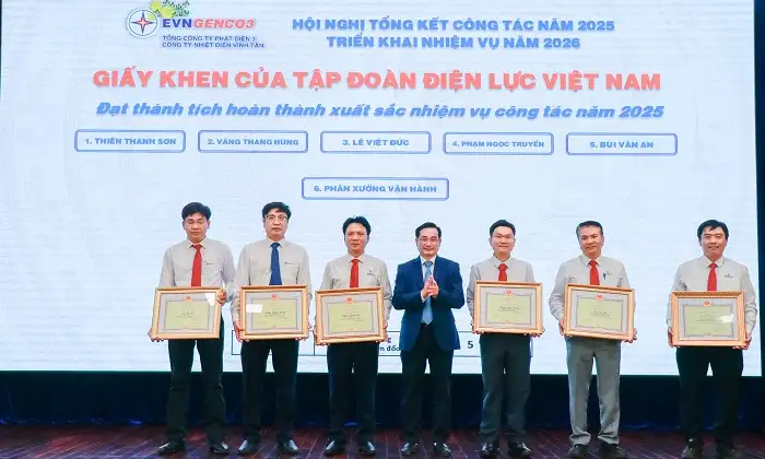 Nhiệt điện Vĩnh Tân: Sản xuất điện hiệu quả, ổn định trong năm 2025