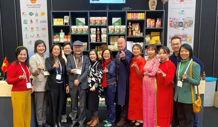 Sản phẩm và ẩm thực Việt Nam ghi dấu ấn tại Hội chợ Horecava 2026 (Hà Lan)