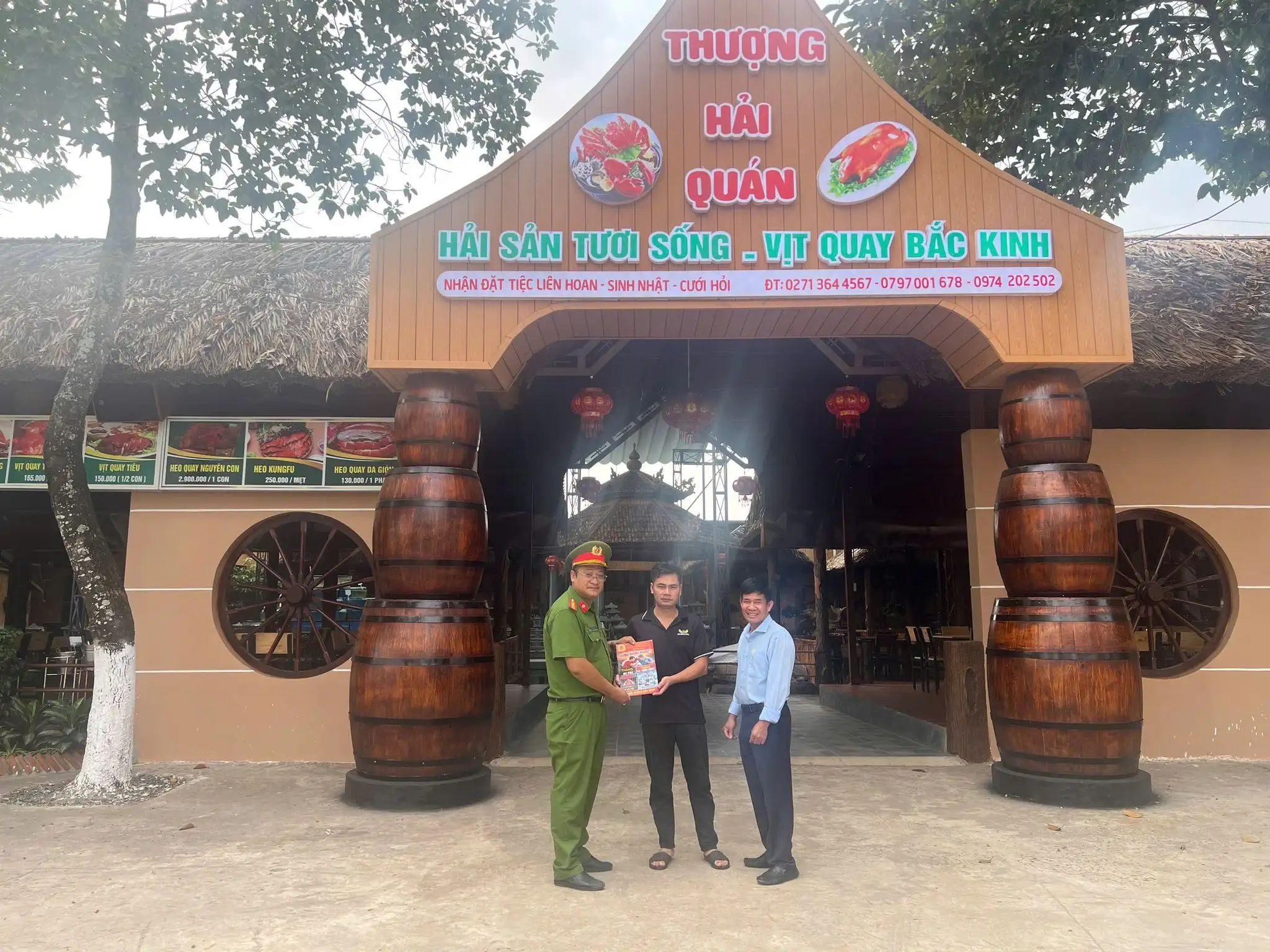 Đồn Công an KCN Minh Hưng: Tuyên truyền trực quan, giữ vững an ninh trật tự dịp Tết Bính Ngọ 2026