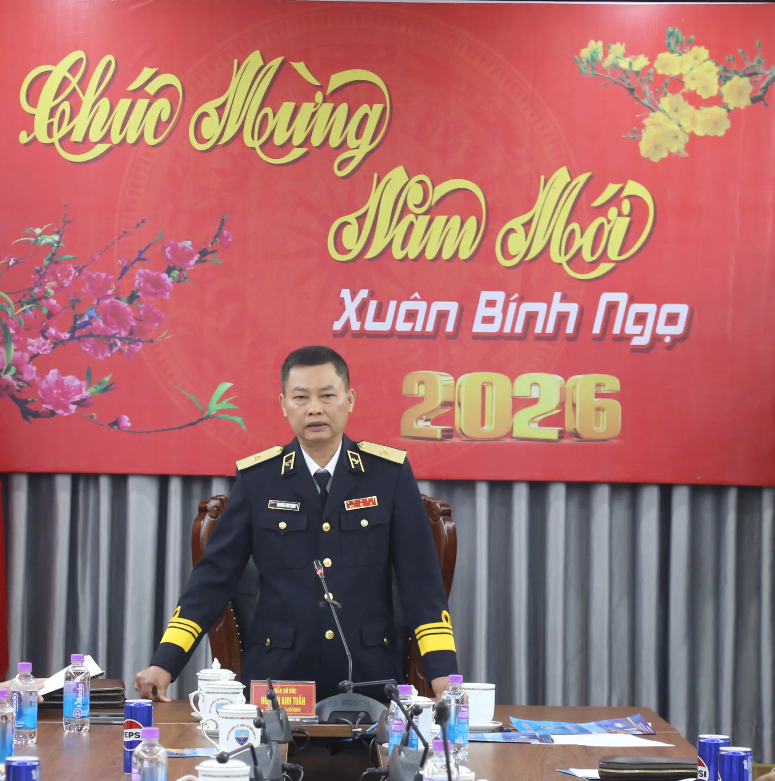 Bộ Tư lệnh Vùng 4 Hải quân tổ chức chúc Tết trực tuyến đến các đảo thuộc Quần đảo Trường Sa