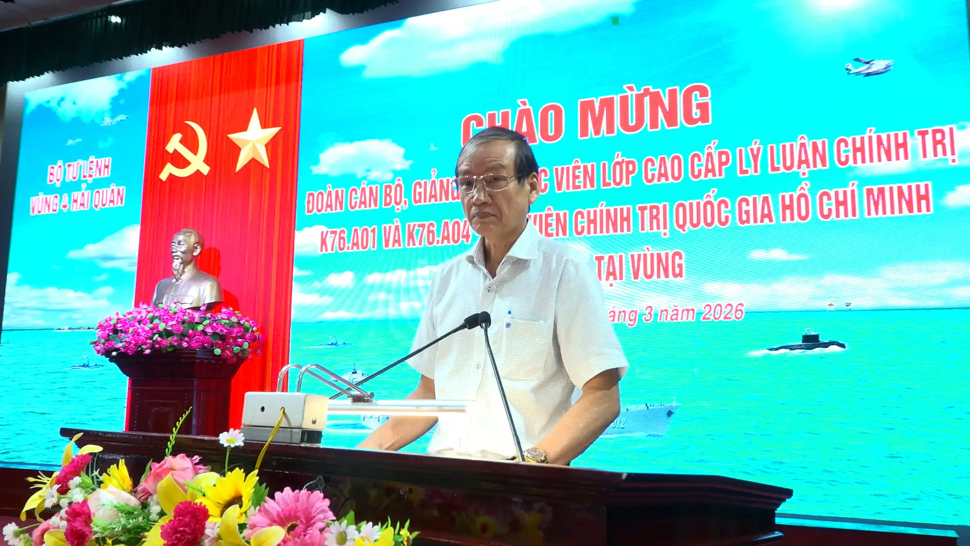 Đoàn cán bộ Học viện Chính trị Quốc gia Hồ Chí Minh tham quan, nghiên cứu, thực tế tại Vùng 4