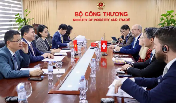 Việt Nam – Thụy Sỹ: Định hướng thúc đẩy đàm phán Hiệp định Thương mại tự do giữa Việt Nam và Khối EFTA