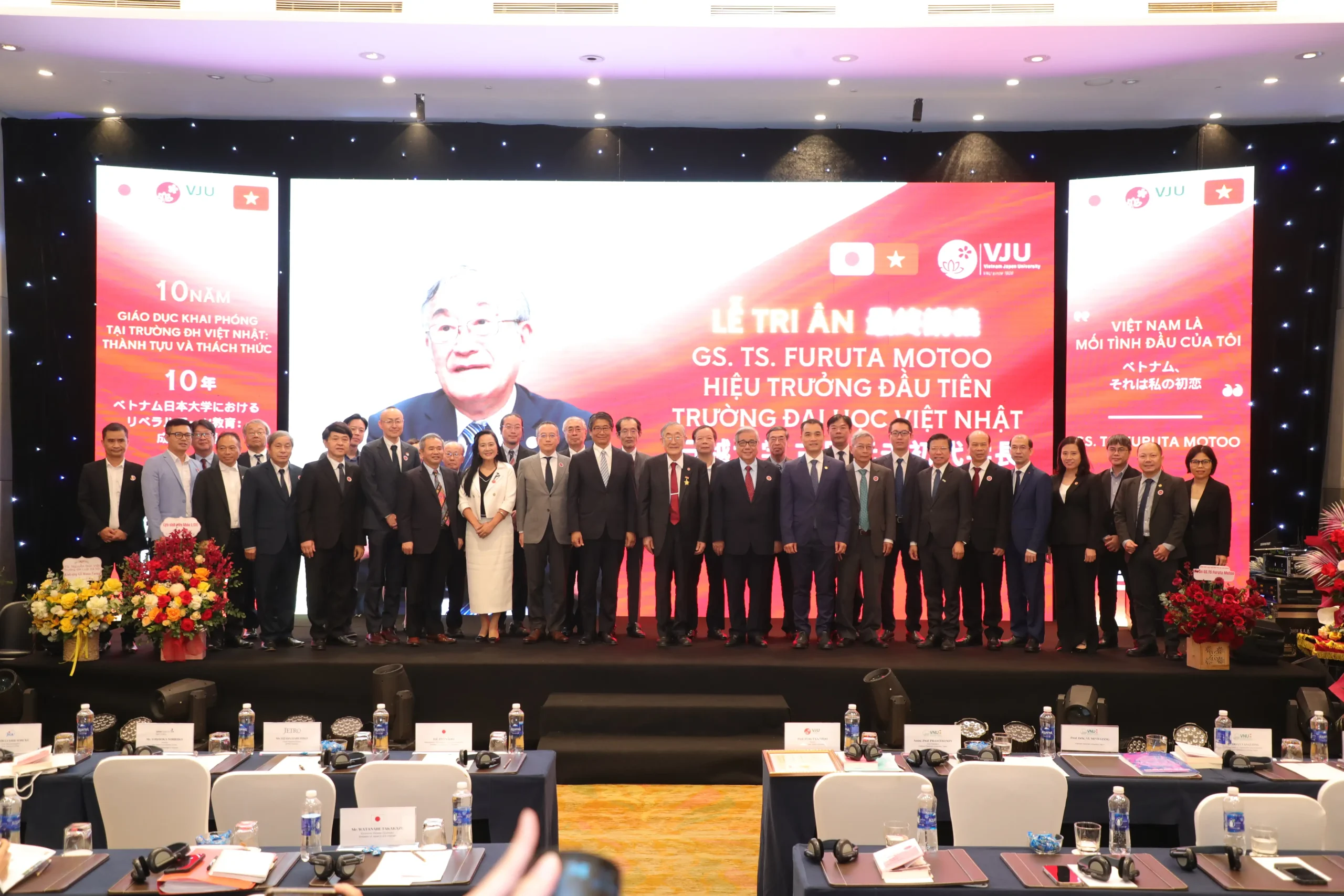 Lễ tri ân GS.TS Furuta Motoo – Hiệu trưởng sáng lập Trường Đại học Việt Nhật