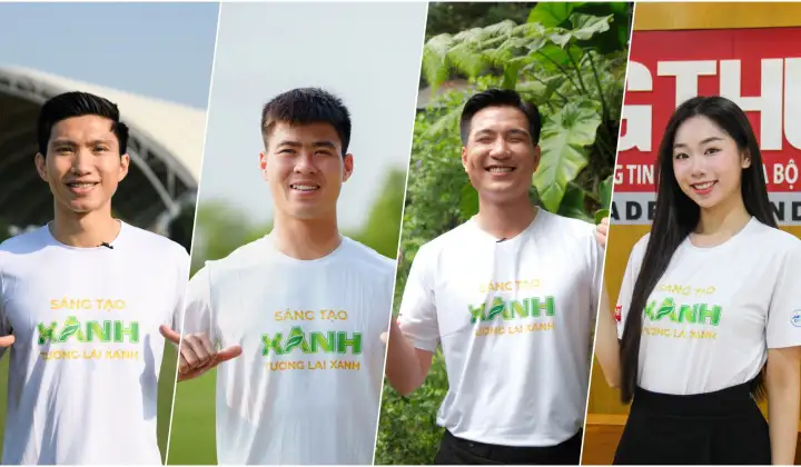 Từ sân cỏ đến màn ảnh: Các đại sứ cùng lan tỏa lối sống xanh