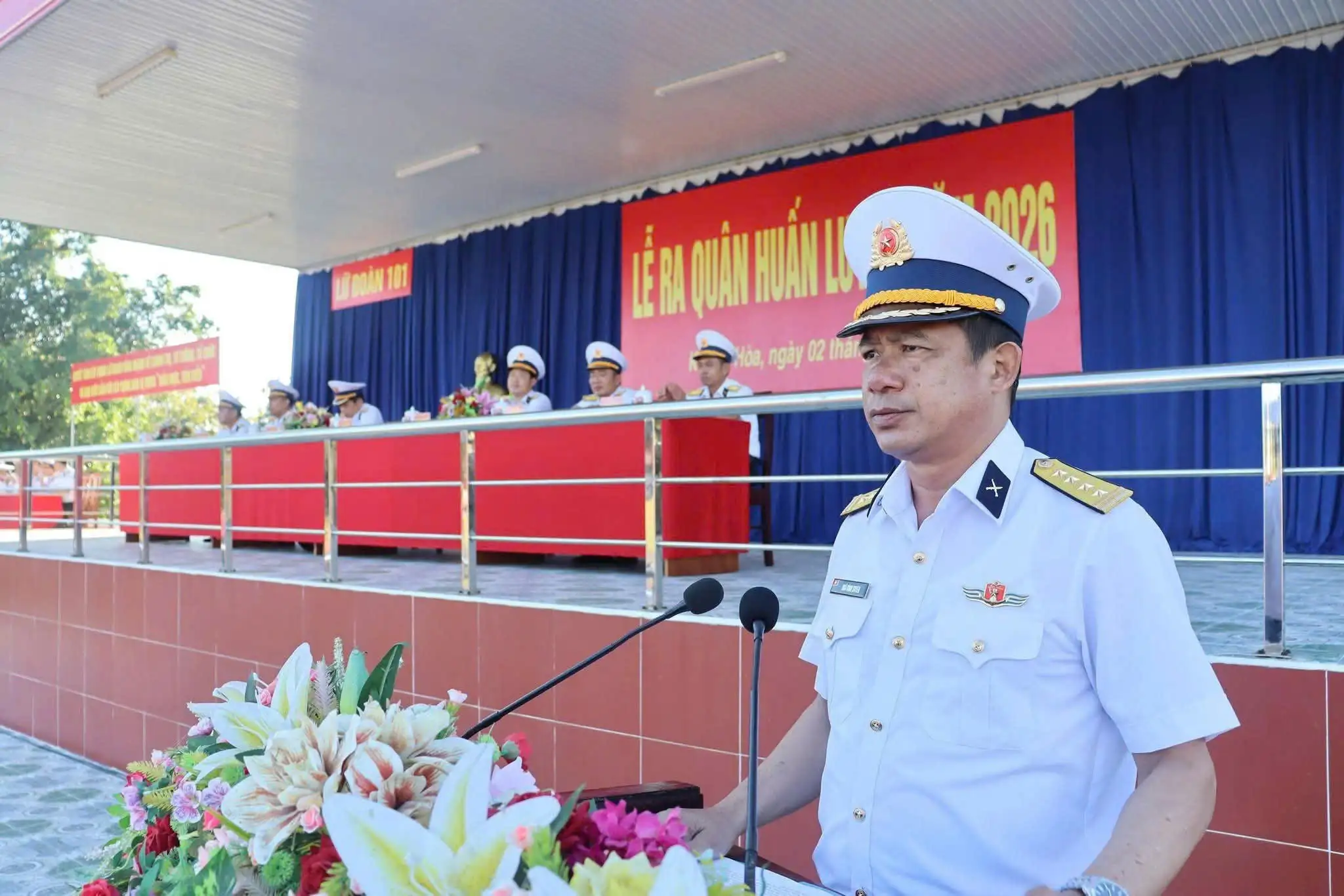 Các đơn vị của Vùng 4 Hải quân tổ chức Lễ ra quân huấn luyện năm 2026