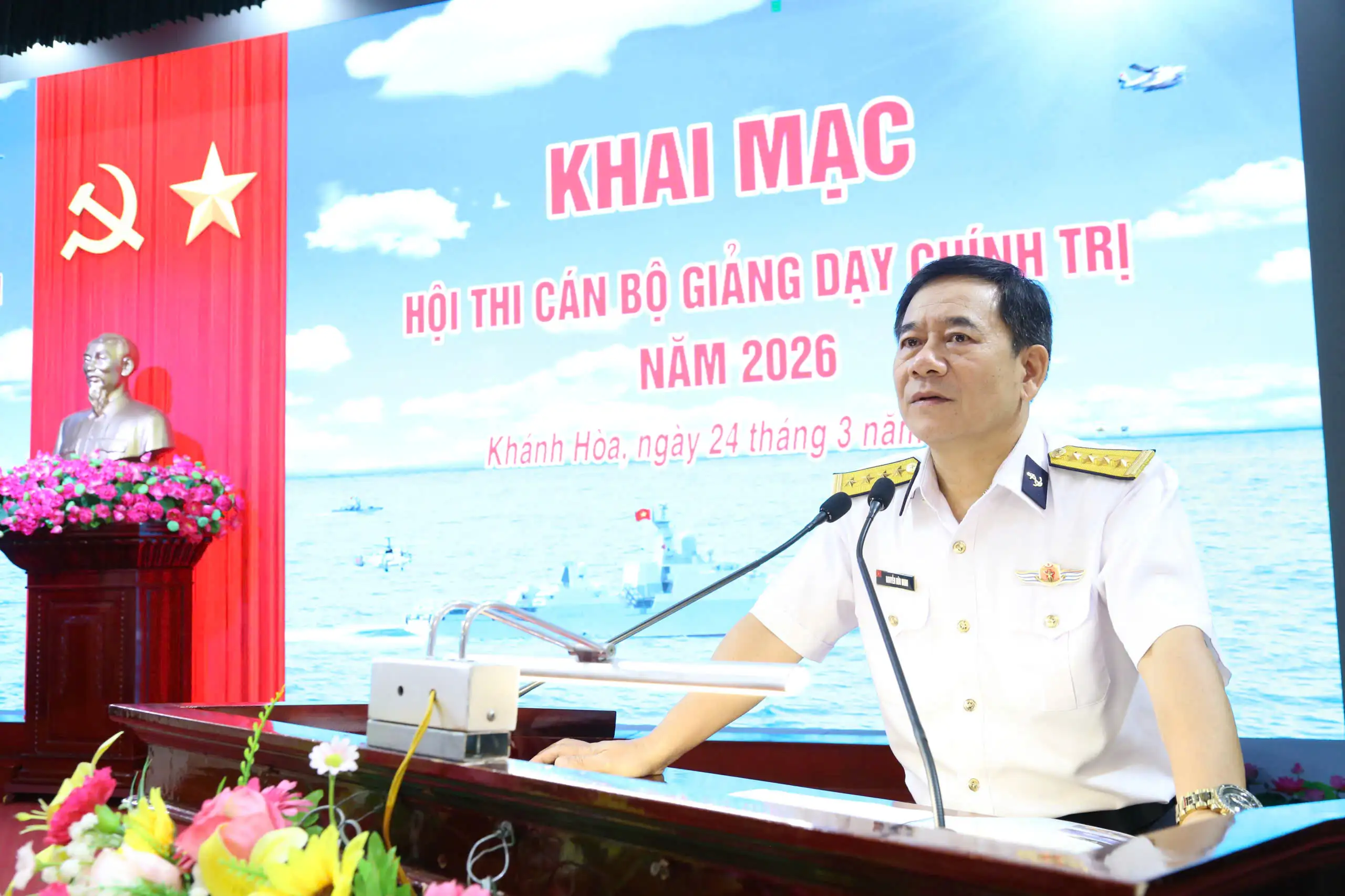Vùng 4 hải quân khai mạc Hội thi cán bộ giảng dạy chính trị năm 2026 1 Vùng 4 hải quân khai mạc Hội thi cán bộ giảng dạy chính trị năm 2026