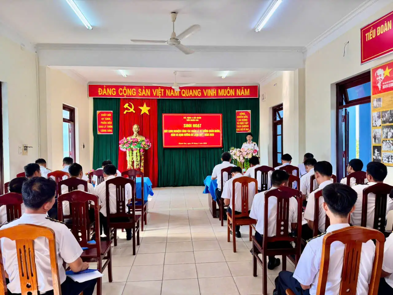 Tiểu đoàn 458: Tổ chức Hội nghị Rút kinh nghiệm công tác quản lý tư tưởng quân nhân, nắm và định hướng dư luận Quý I năm 2026 2 Tiểu đoàn 458: Tổ chức Hội nghị Rút kinh nghiệm công tác quản lý tư tưởng quân nhân, nắm và định hướng dư luận Quý I năm 2026