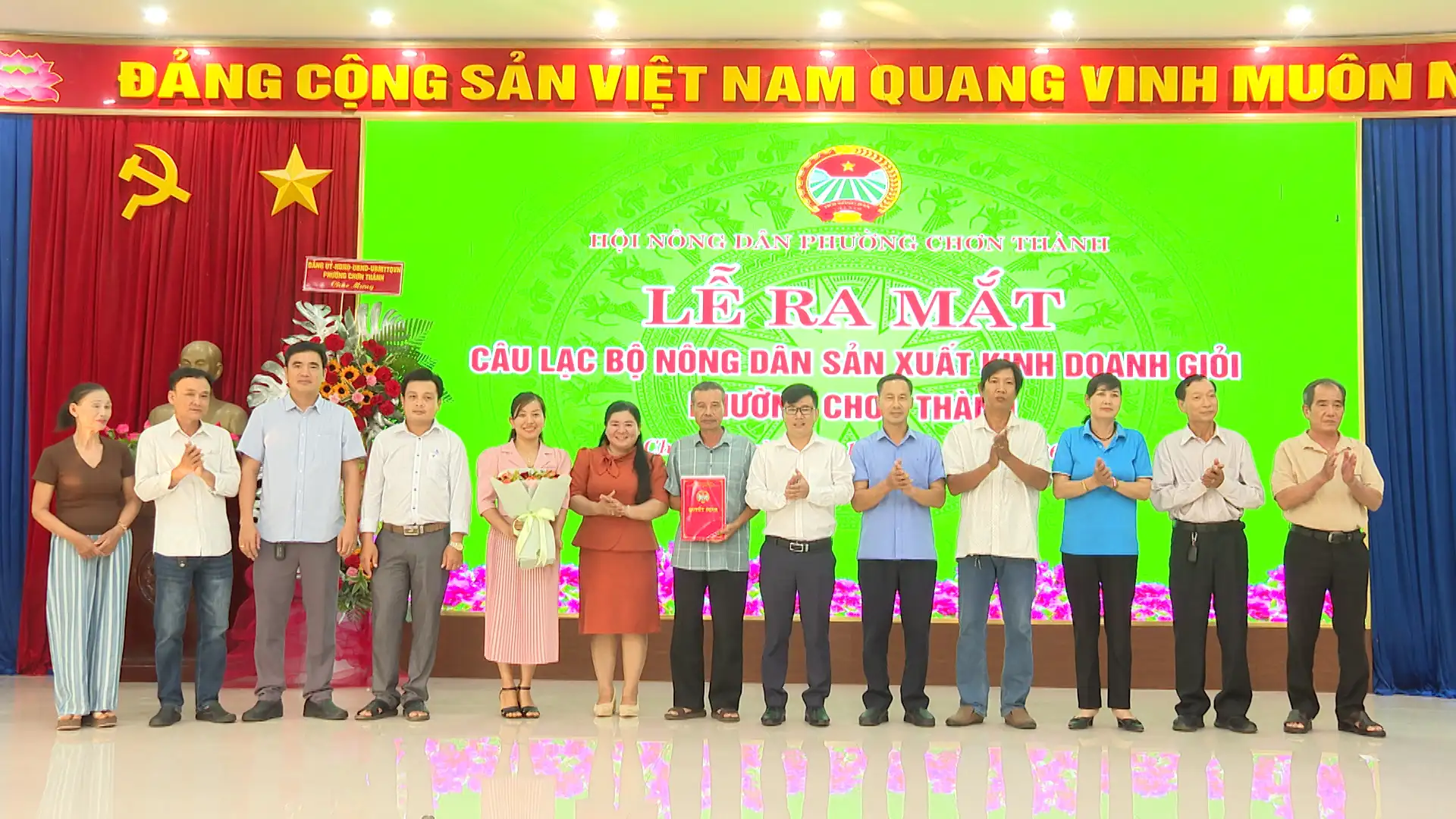 Hội Nông dân phường Chơn Thành họp mặt kỷ niệm 65 năm Ngày thành lập Hội Nông dân giải phóng miền Nam