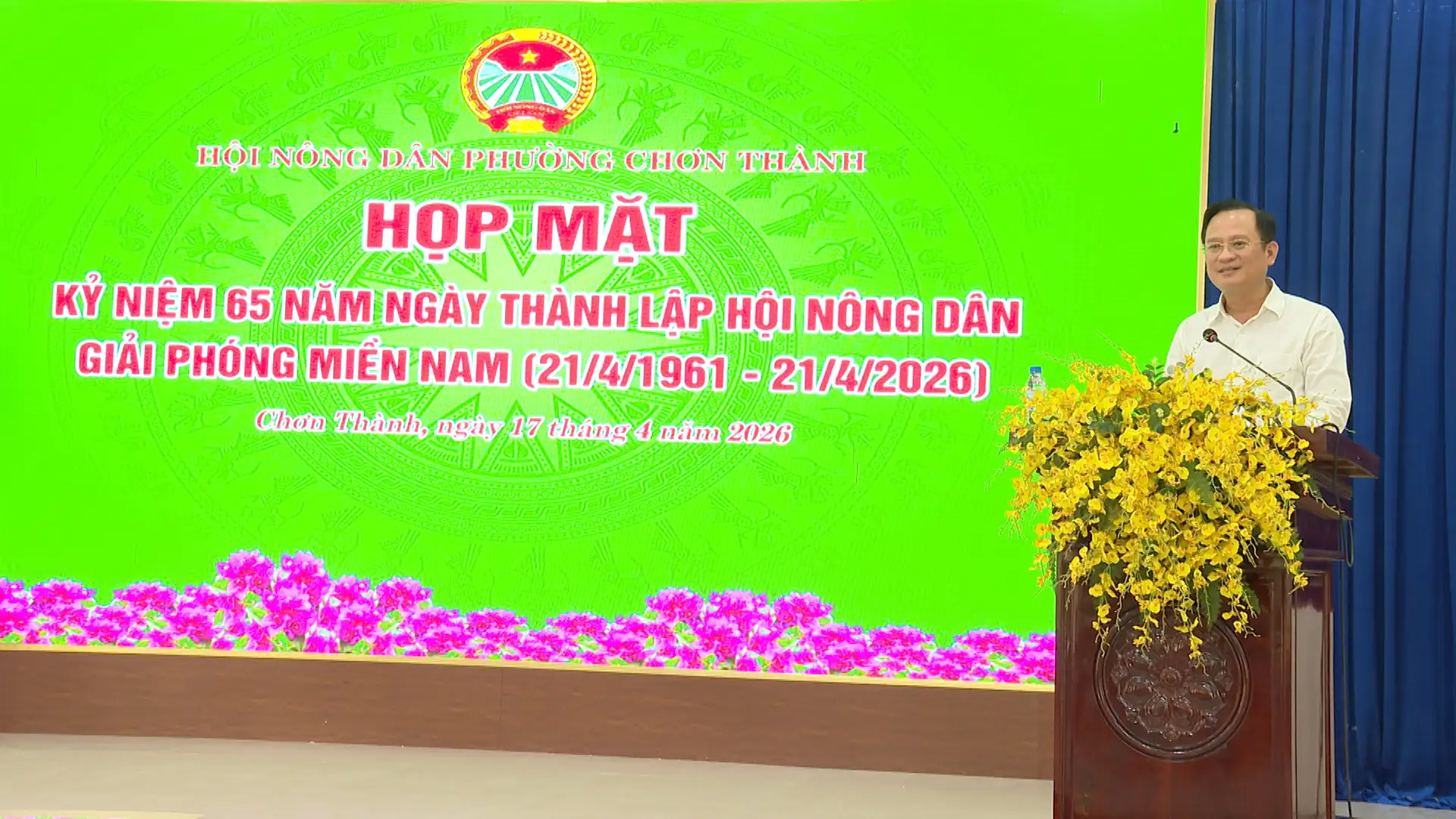 Hội Nông dân phường Chơn Thành họp mặt kỷ niệm 65 năm Ngày thành lập Hội Nông dân giải phóng miền Nam