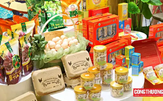 [CHÙM ẢNH] Khai mạc “Sức sống hàng Việt” số 4: Giới thiệu thực phẩm an toàn cho người Việt