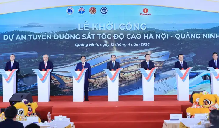 Khởi công tuyến đường sắt tốc độ cao Hà Nội – Quảng Ninh