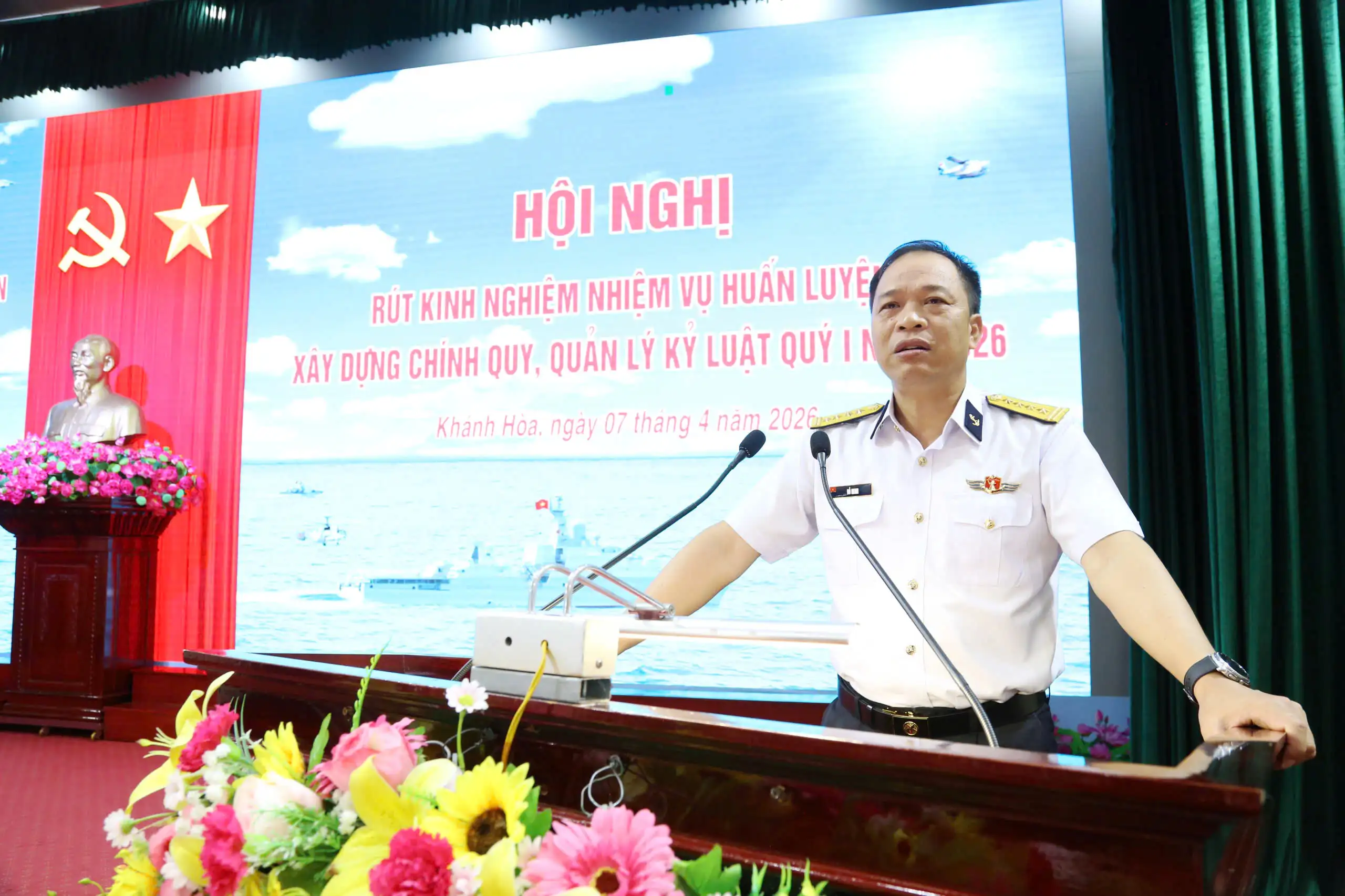 Vùng 4 Hải quân rút kinh nghiệm huấn luyện, xây dựng chính quy, chấp hành kỷ luật Quý I năm 2026