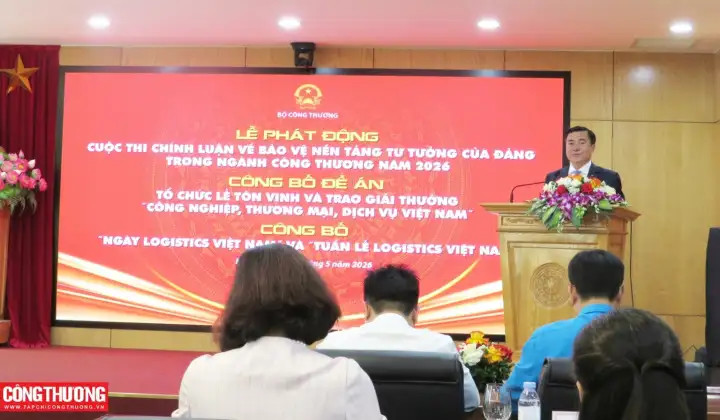 Bộ Công Thương triển khai xét tặng giải thưởng “Công nghiệp, Thương mại, Dịch vụ Việt Nam” 2026