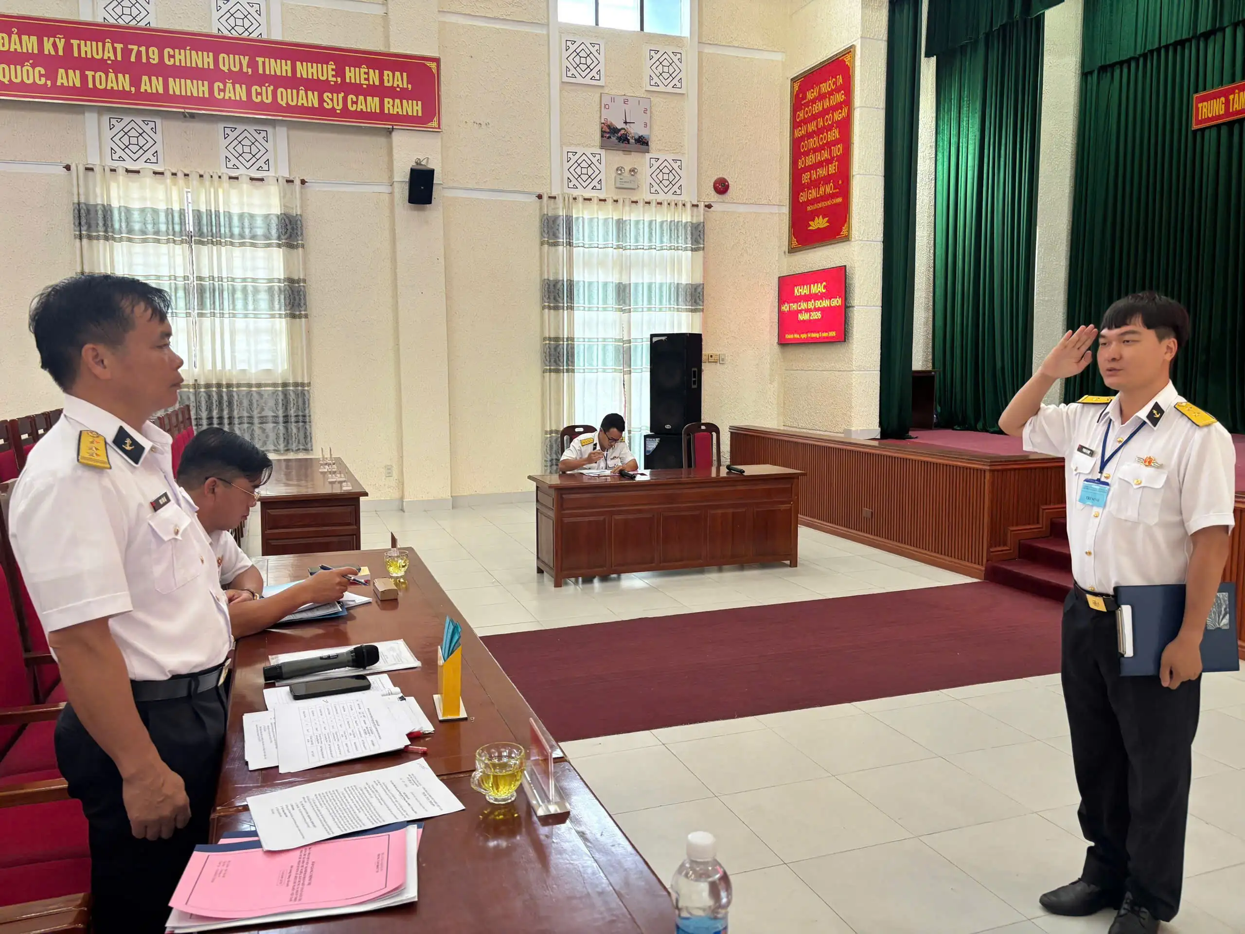 Trung tâm Bảo đảm Kỹ thuật 719, Vùng 4 Hải quân tổ chức hội thi cán bộ đoàn giỏi năm 2026 3 Trung tâm Bảo đảm Kỹ thuật 719, Vùng 4 Hải quân tổ chức hội thi cán bộ đoàn giỏi năm 2026