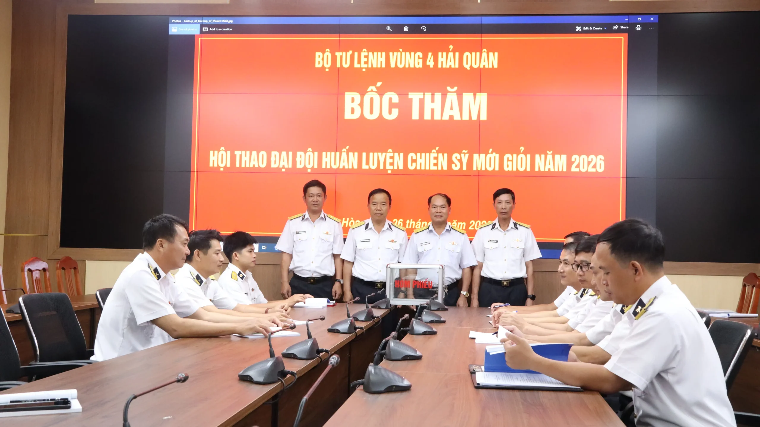Vùng 4 Hải quân quán triệt nhiệm vụ Hội thao đại đội huấn luyện chiến sĩ mới giỏi năm 2026 3 Vùng 4 Hải quân quán triệt nhiệm vụ Hội thao đại đội huấn luyện chiến sĩ mới giỏi năm 2026