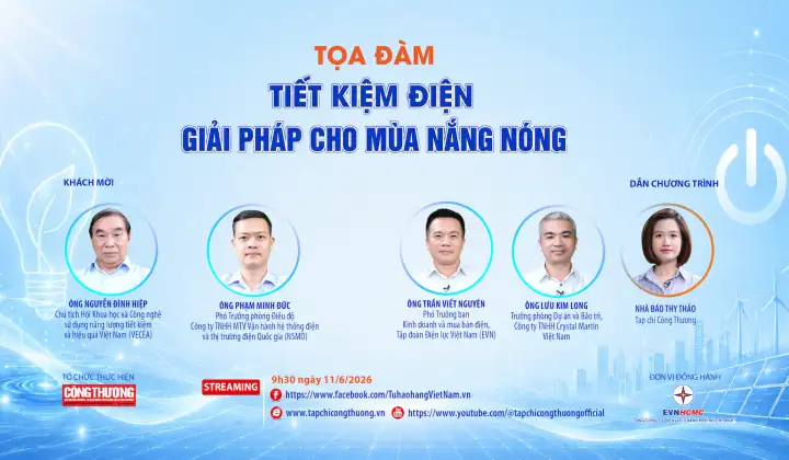 [Tọa đàm trực tuyến] Tiết kiệm điện: Giải pháp cho mùa nắng nóng
