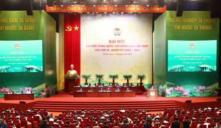 Khai mạc phiên thứ nhất Đại hội đại biểu toàn quốc Hội Nông dân Việt Nam lần thứ IX