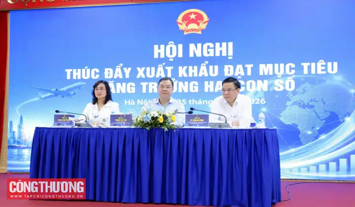 [CHÙM ẢNH] Hội nghị Thúc đẩy xuất khẩu đạt mục tiêu tăng trưởng hai con số