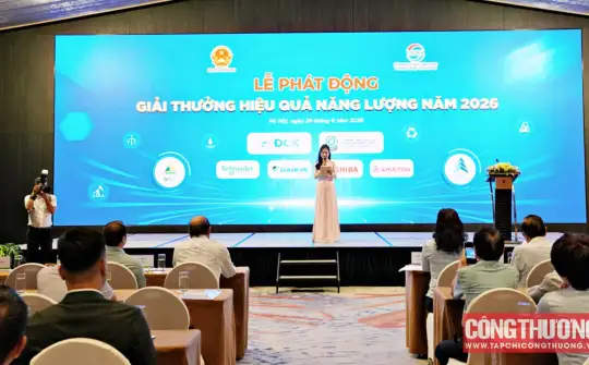 Phát động Giải thưởng Hiệu quả năng lượng năm 2026: Thúc đẩy đổi mới sáng tạo, sử dụng năng lượng hiệu quả
