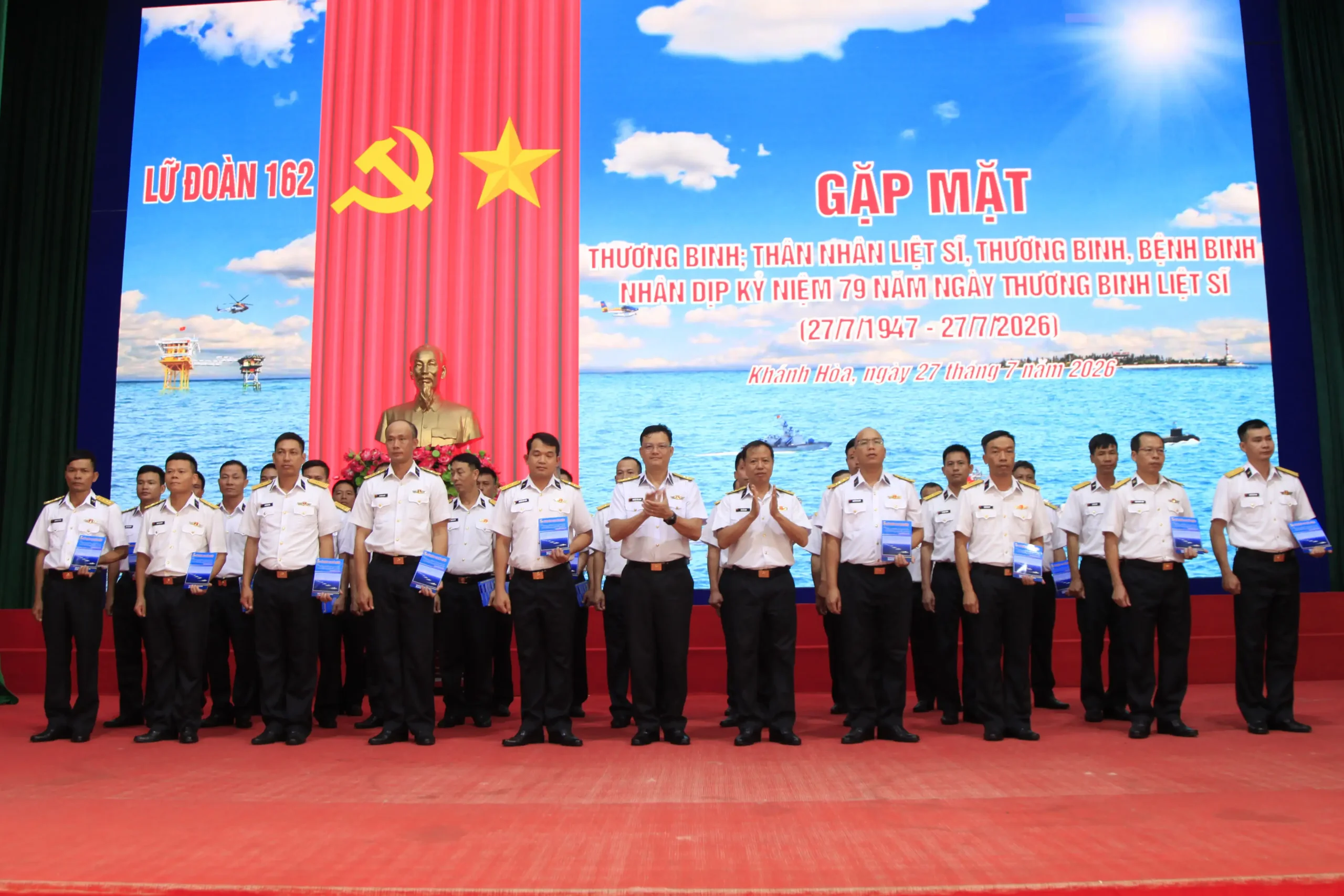 Lữ đoàn 162 tổ chức nhiều hoạt động tri ân nhân kỷ niệm 79 năm Ngày Thương binh – Liệt sĩ