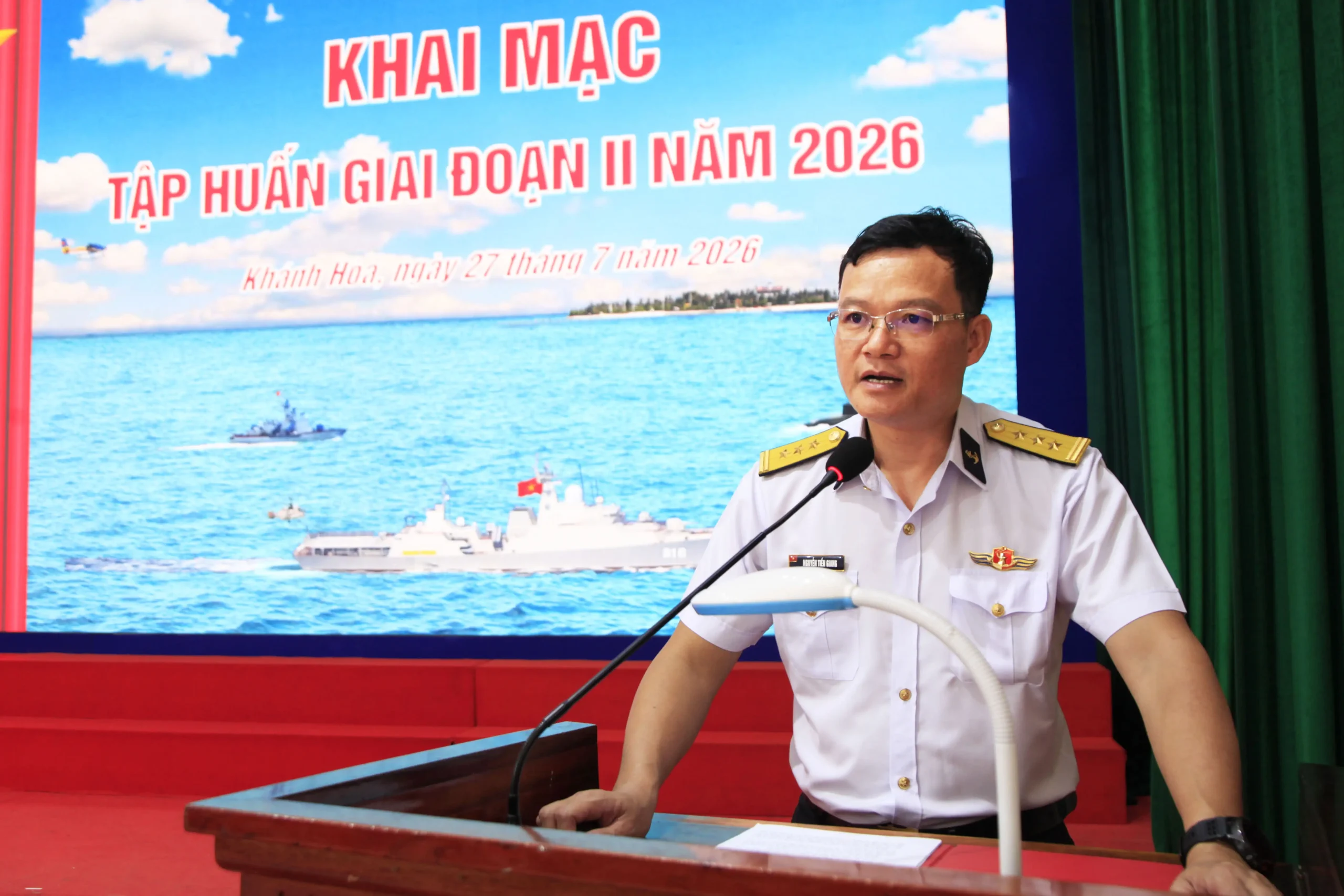 Lữ đoàn 162, Vùng 4 Hải quân khai mạc tập huấn cán bộ đợt 2 năm 2026