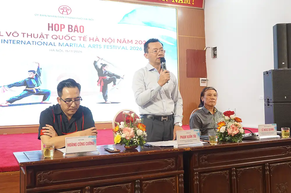 Festival võ thuật quốc tế Hà Nội năm 2026: Lan tỏa tinh thần thượng võ, quảng bá hình ảnh Thủ đô