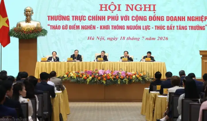 Thường trực Chính phủ đối thoại với cộng đồng doanh nghiệp, tháo gỡ các điểm nghẽn để thúc đẩy tăng trưởng