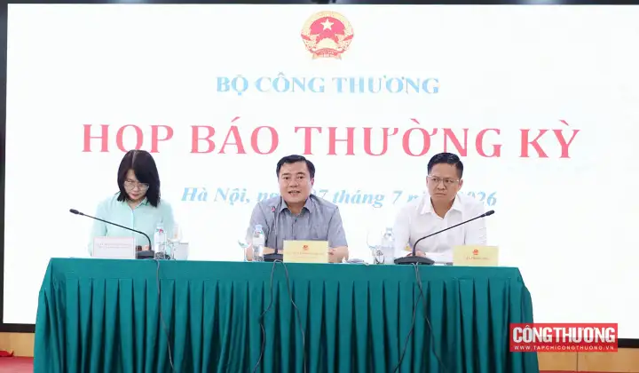 [CHÙM ẢNH] Bộ Công Thương tổ chức họp báo thường kỳ Quý II/2026