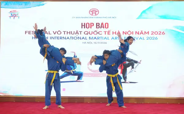 Festival võ thuật quốc tế Hà Nội năm 2026: Lan tỏa tinh thần thượng võ, quảng bá hình ảnh Thủ đô