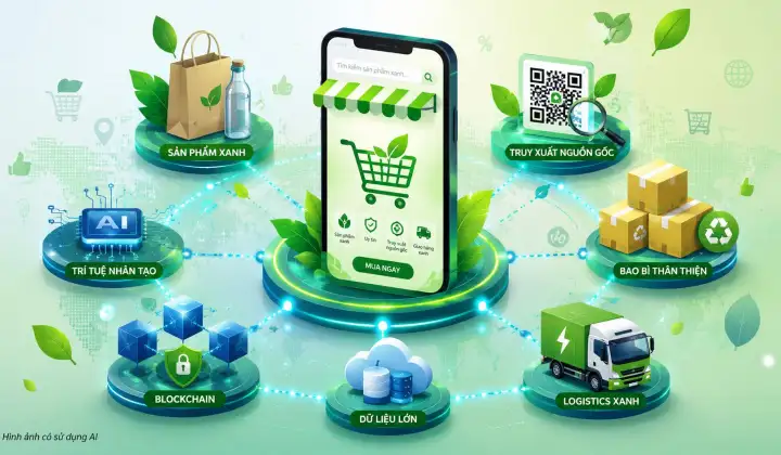 Tiêu dùng xanh thúc đẩy thương mại điện tử phát triển bền vững