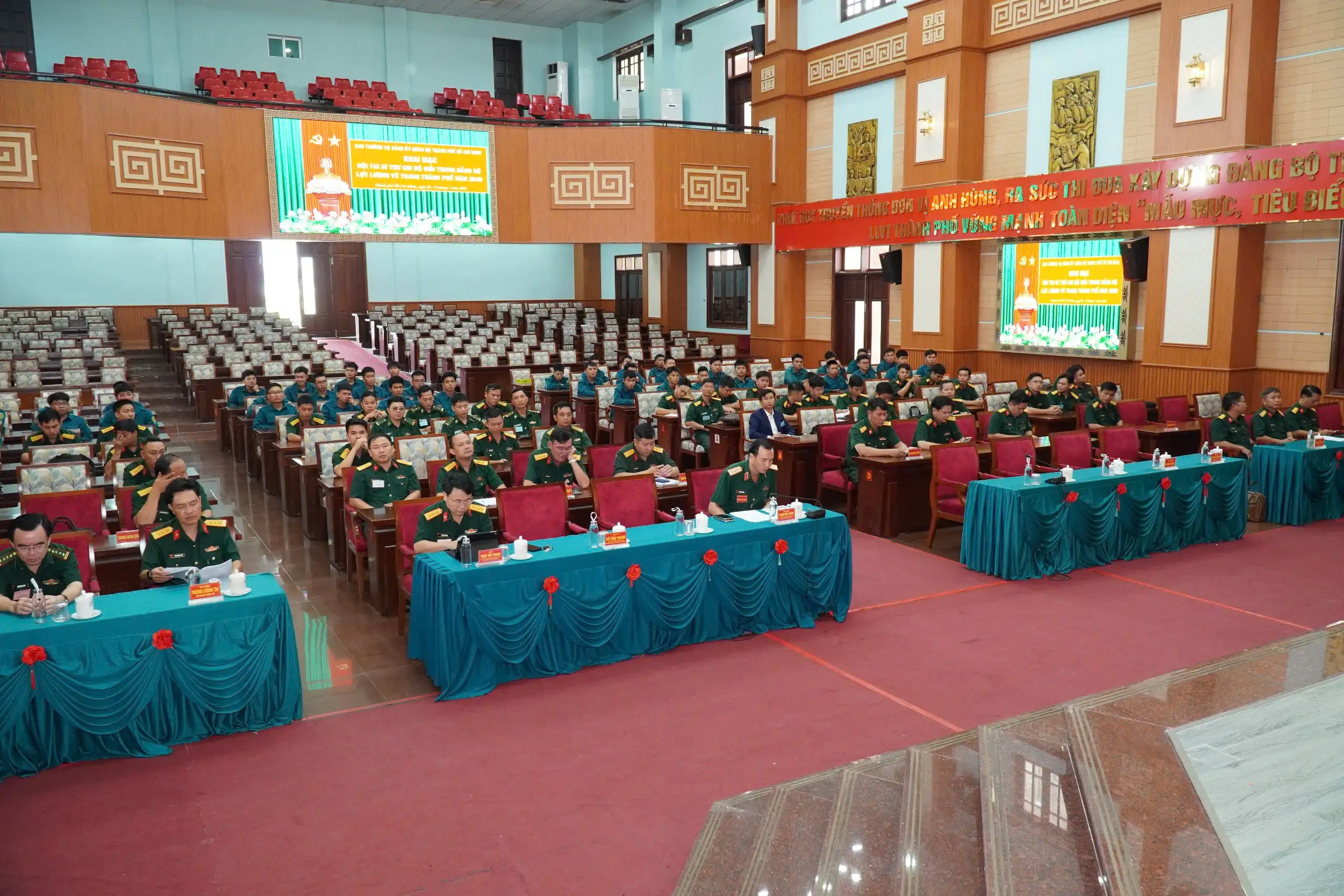 Khai mạc Hội thi Bí thư chi bộ giỏi trong Đảng bộ Lực lượng vũ trang TP. HCM năm 2026 1 Khai mạc Hội thi Bí thư chi bộ giỏi trong Đảng bộ Lực lượng vũ trang TP. HCM năm 2026.