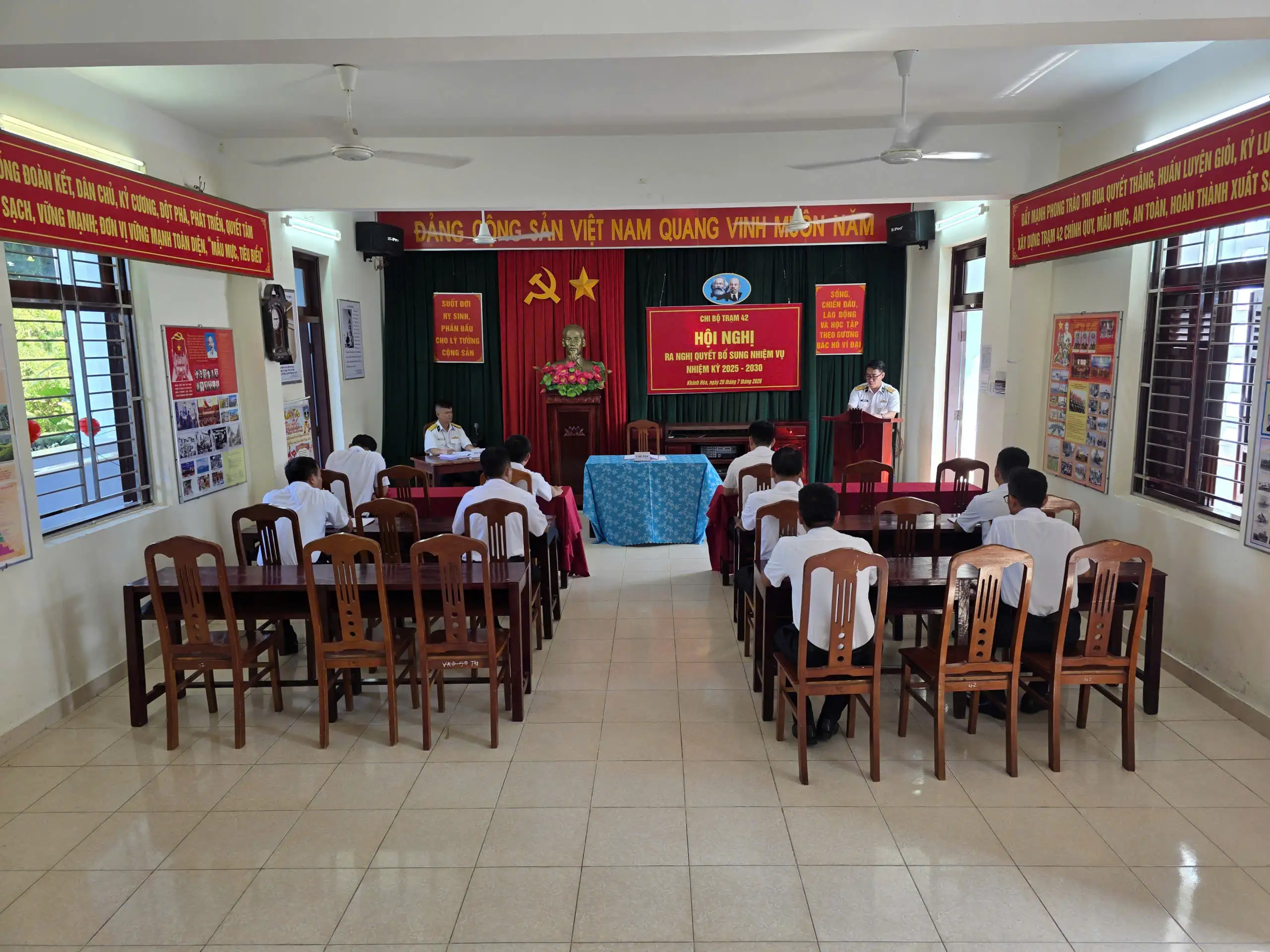 Đảng ủy Trung tâm Bảo đảm kỹ thuật 719 chỉ đạo các Chi bộ trực thuộc tổ chức Hội nghị ra nghị quyết bổ sung nhiệm vụ nhiệm kỳ 2025 – 2030
