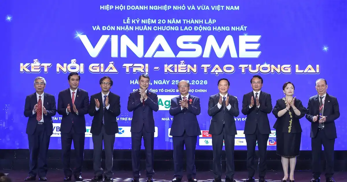 VINASME kỷ niệm 20 năm thành lập và đón nhận Huân chương Lao động hạng Nhất