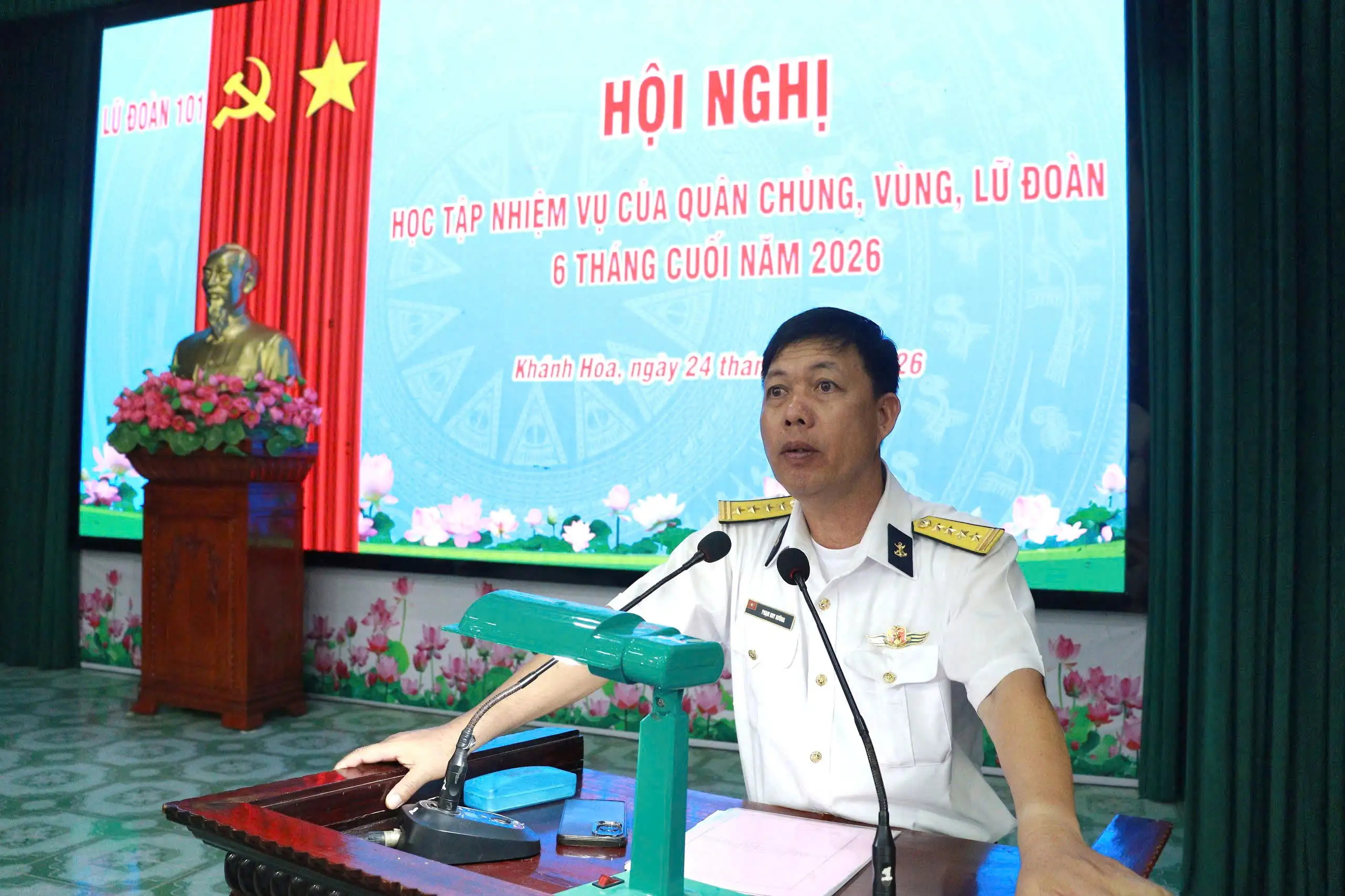 Lữ đoàn 101 quán triệt, giáo dục nhiệm vụ 6 tháng cuối năm 2026