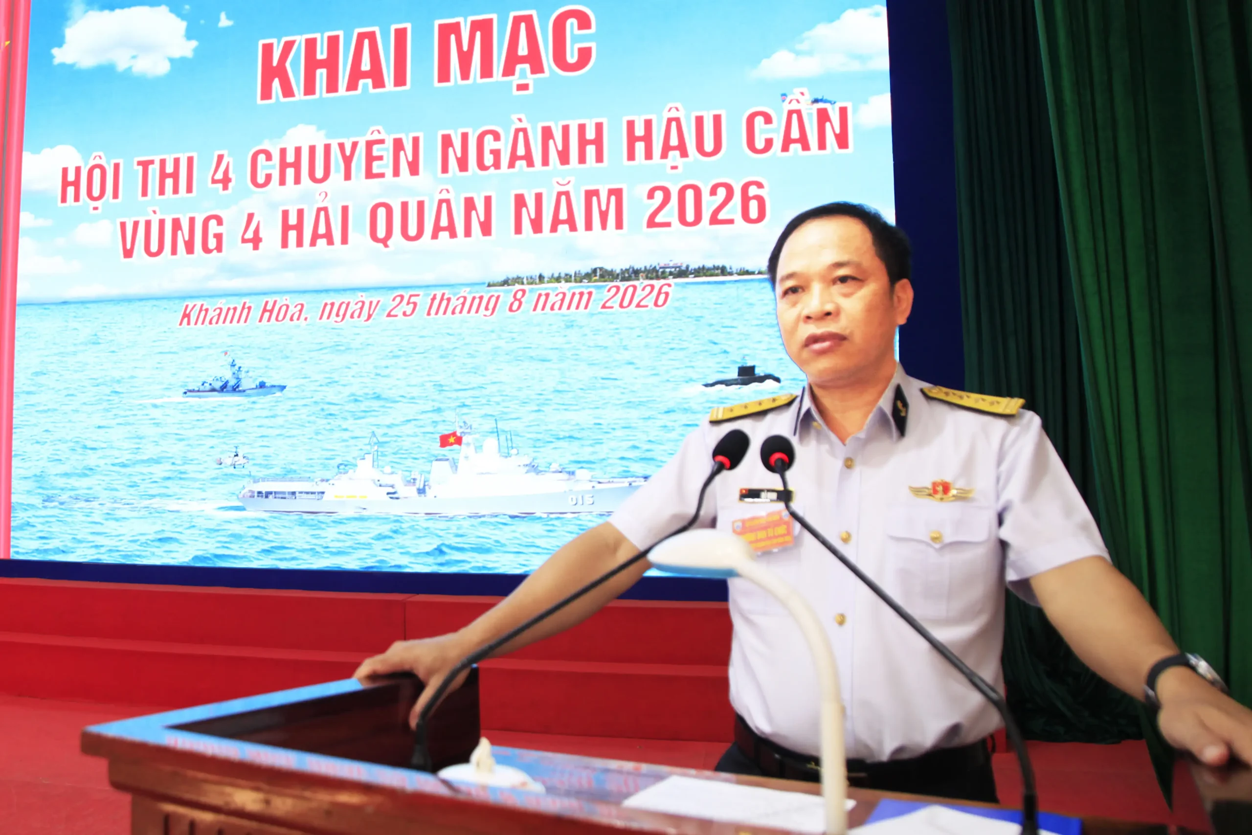 Vùng 4 Hải quân khai mạc Hội thi 4 chuyên ngành Hậu cần năm 2026 2 Vùng 4 Hải quân khai mạc Hội thi 4 chuyên ngành Hậu cần năm 2026