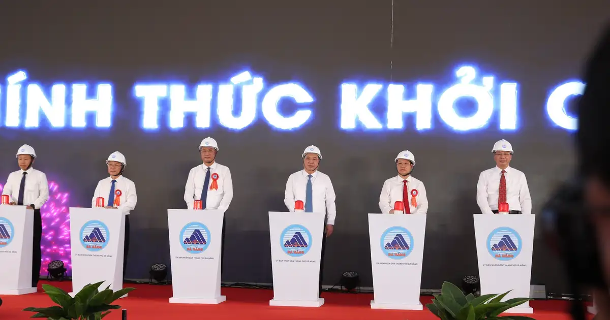 Phó Thủ tướng Thường trực Phạm Gia Túc dự Lễ khởi công 2 dự án hạ tầng trọng điểm của Đà Nẵng