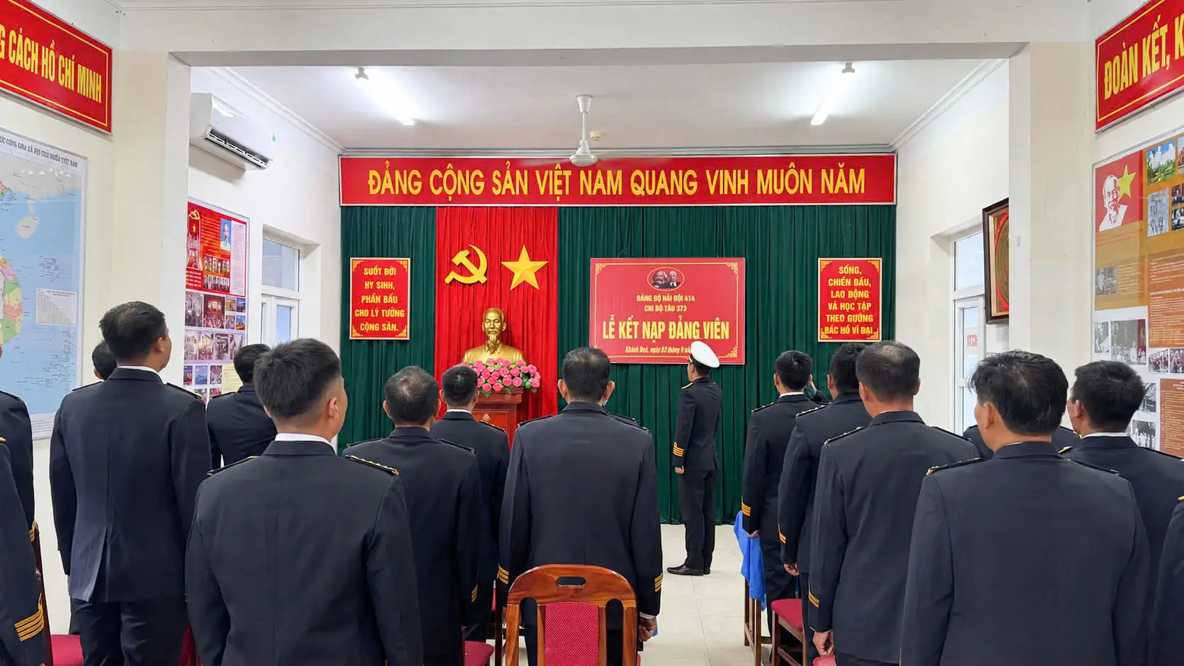 Lữ đoàn 162: Tự hào được kết nạp Đảng ngày Quốc khánh