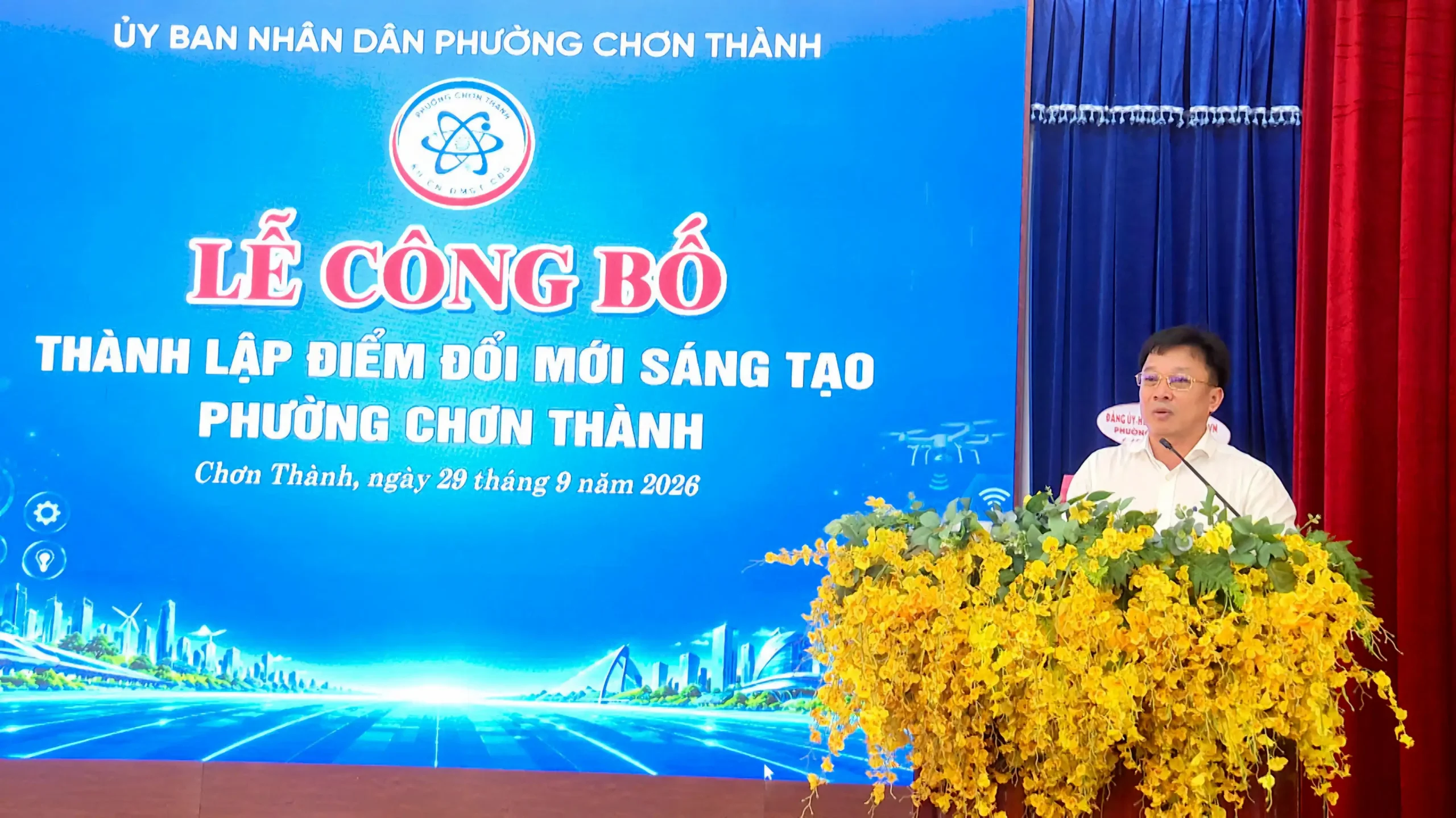 Chơn Thành, Điểm Đổi mới sáng tạo Chơn Thành, đổi mới sáng tạo, khoa học công nghệ, chuyển đổi số, phường Chơn Thành, thành phố Đồng Nai, đô thị thông minh, doanh nghiệp Chơn Thành, Chơn Thành 2045