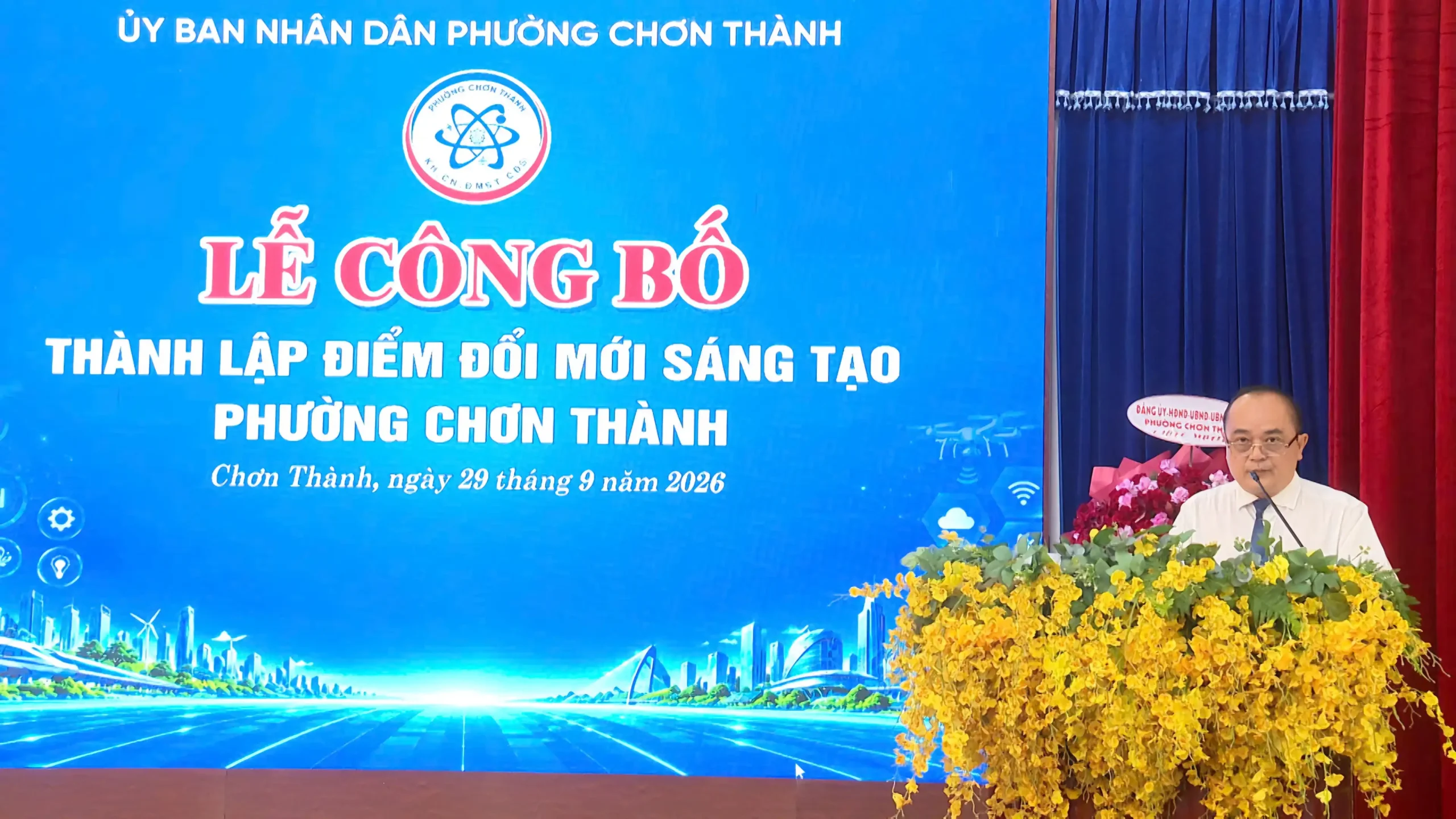 Chơn Thành, Điểm Đổi mới sáng tạo Chơn Thành, đổi mới sáng tạo, khoa học công nghệ, chuyển đổi số, phường Chơn Thành, thành phố Đồng Nai, đô thị thông minh, doanh nghiệp Chơn Thành, Chơn Thành 2045