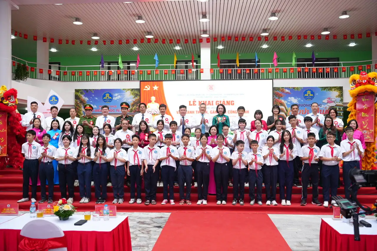 Khánh thành trường THCS Văn Miếu – Quốc Tử Giám và khai giảng năm học mới