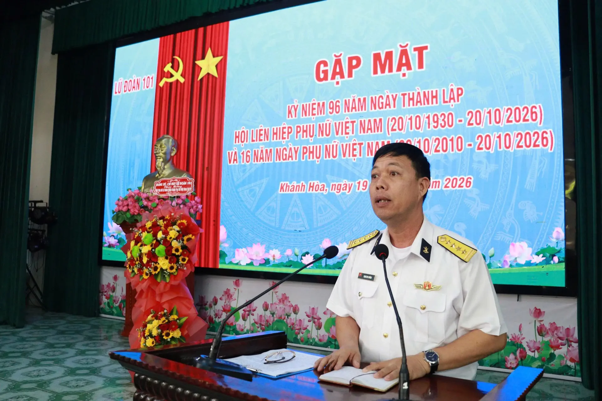 Lữ đoàn 101 gặp mặt cán bộ, hội viên phụ nữ nhân dịp kỷ niệm Ngày Phụ nữ Việt Nam 20-10 2 Lữ đoàn 101 gặp mặt cán bộ, hội viên phụ nữ nhân dịp kỷ niệm Ngày Phụ nữ Việt Nam 20-10