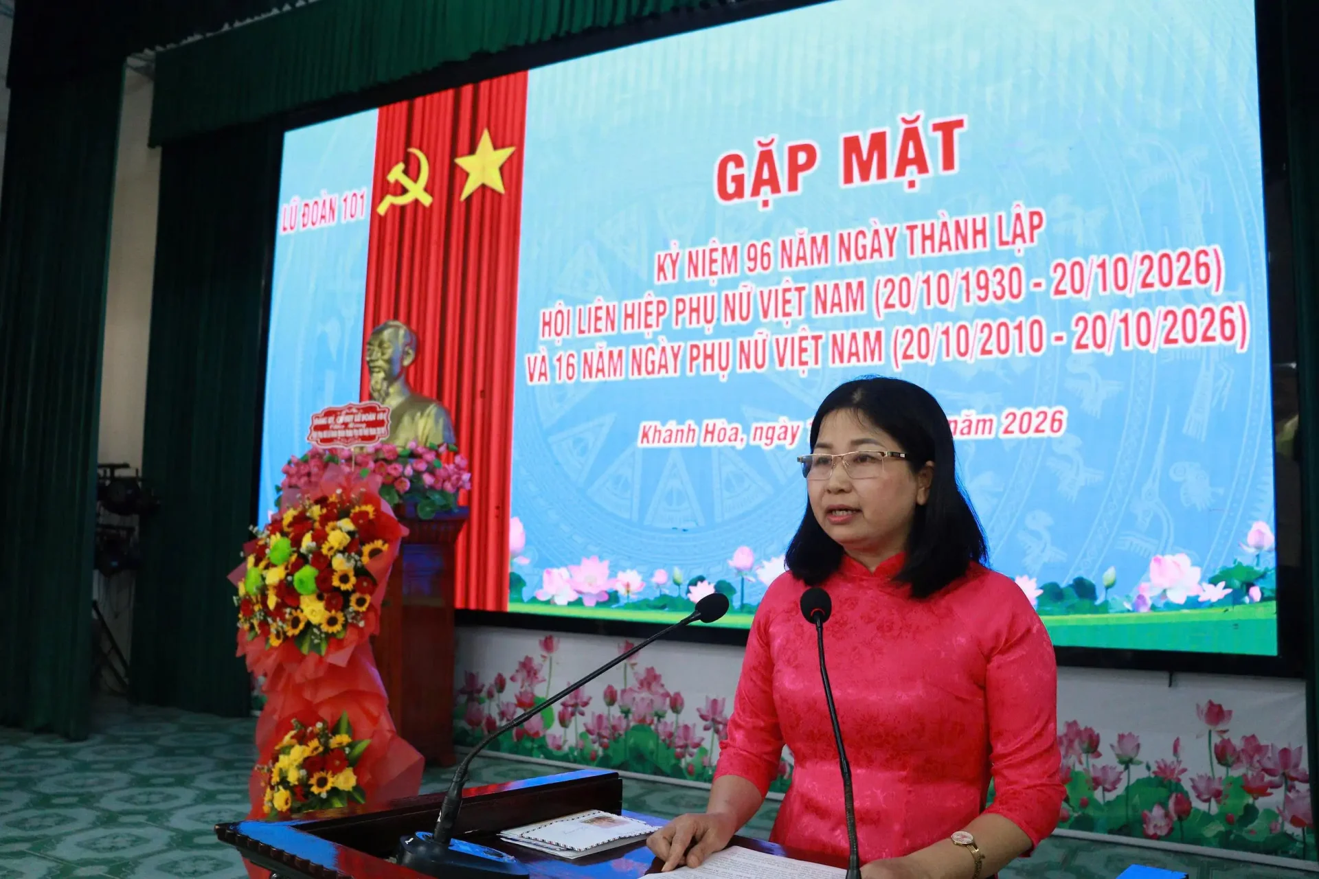 Lữ đoàn 101 gặp mặt cán bộ, hội viên phụ nữ nhân dịp kỷ niệm Ngày Phụ nữ Việt Nam 20-10 3 Lữ đoàn 101 gặp mặt cán bộ, hội viên phụ nữ nhân dịp kỷ niệm Ngày Phụ nữ Việt Nam 20-10